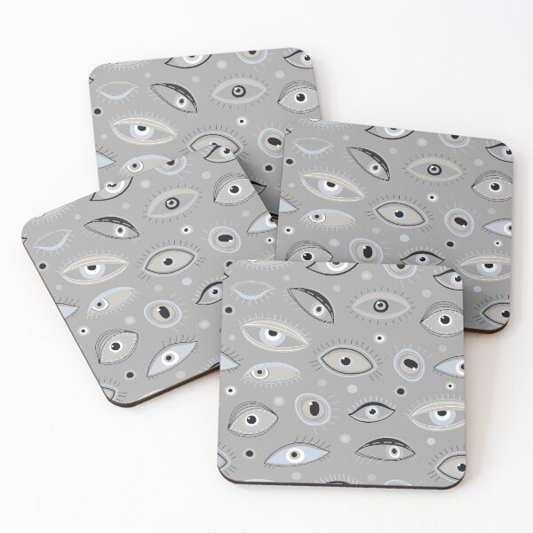Item preview, Patrón de ojos gris designed and sold by SofyDigitalArt.