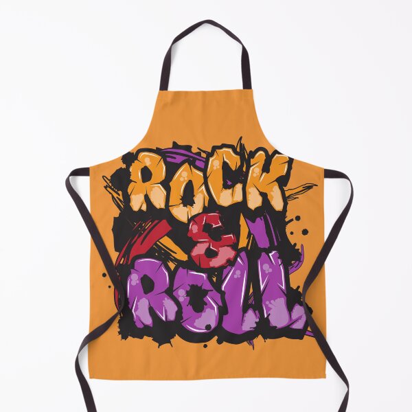 Item preview, Rock and Roll text art- Graffiti grunge style designed and sold by feel-free-store.