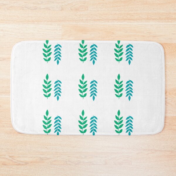 Item preview, Greeny Modern Leaves Pattern designed and sold by Shalini Bisht.
