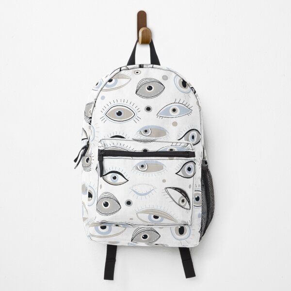 Item preview, Eyes pattern white designed and sold by SofyDigitalArt.