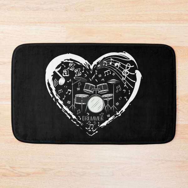 Item preview, Jazz Drummer (Black and White) designed and sold by Nancyanna.