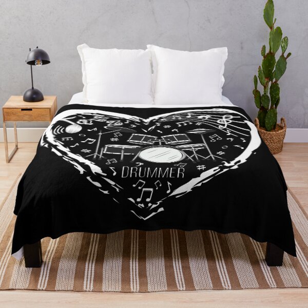 Item preview, Jazz Drummer (Black and White) designed and sold by Nancyanna.