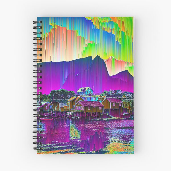 Item preview, Norwegian Village Glitch Art designed and sold by glitchhub.