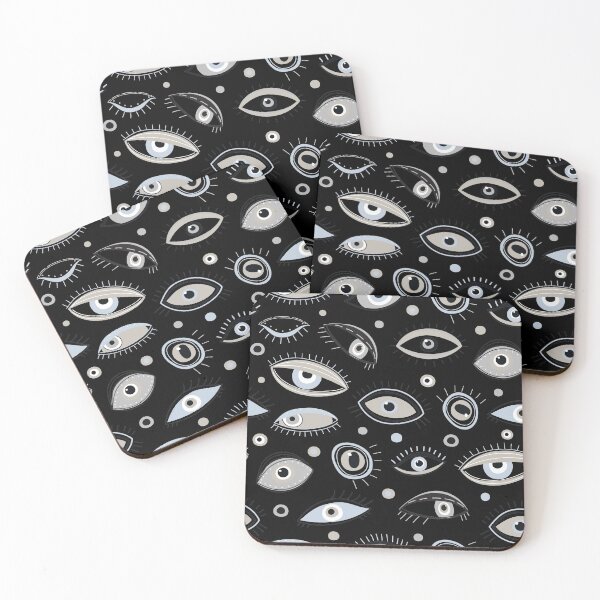 Item preview, Copia del patrón de ojos negro designed and sold by SofyDigitalArt.