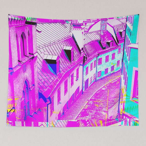Item preview, Stockholm Swedish Street Vaporwave Glitch Art designed and sold by glitchhub.