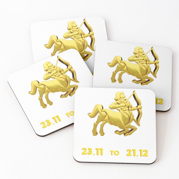 Item preview, Sagittarius golden horoscope sign. designed and sold by LjuboDesign.