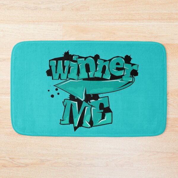 Item preview, Winner Me text art - Graffiti grunge style designed and sold by feel-free-store.