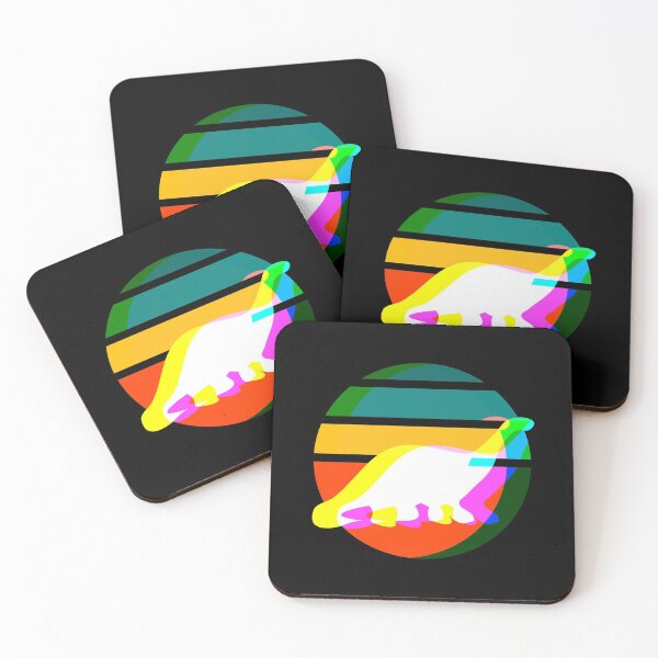 Item preview, Dinosaur Colorsplit Sunset designed and sold by Labradoodlesetc.