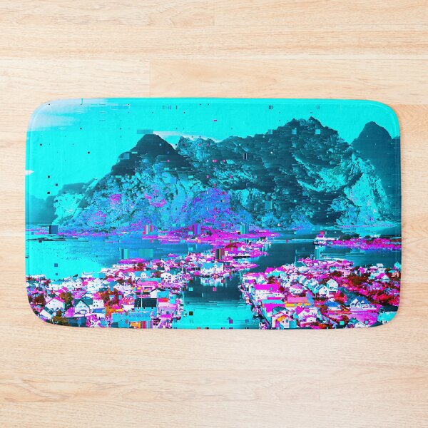 Item preview, Norwegian Village Glitch Art  designed and sold by glitchhub.