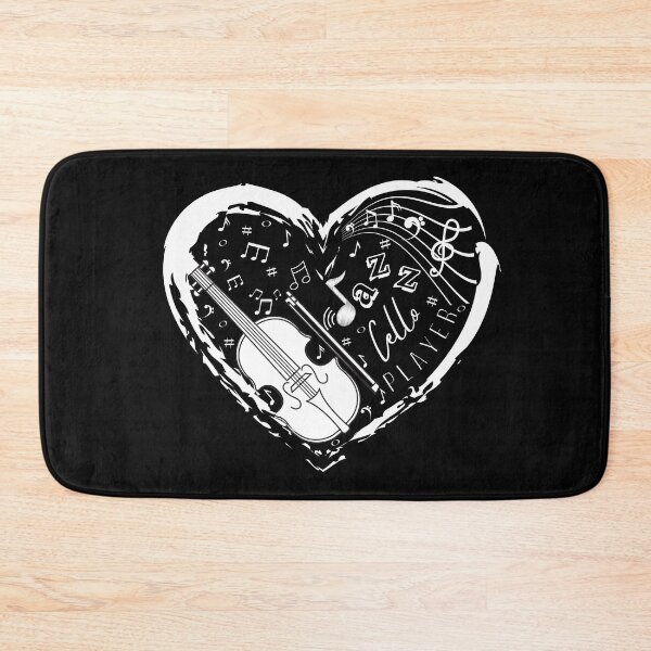 Item preview, Jazz Cello Player (Black and White) designed and sold by Nancyanna.