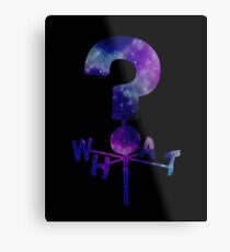 The Mystery Shack Question Mark Weathervane Metal Print