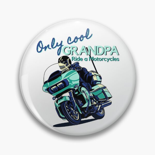 Item preview, Only cool Grandpa, Ride a motorcycle, biker dad, biker grandpa, touring bike designed and sold by Lekrock.