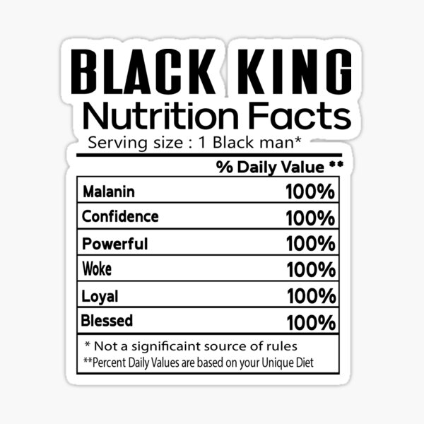 Free Free Black King Nutrition Facts Svg Free