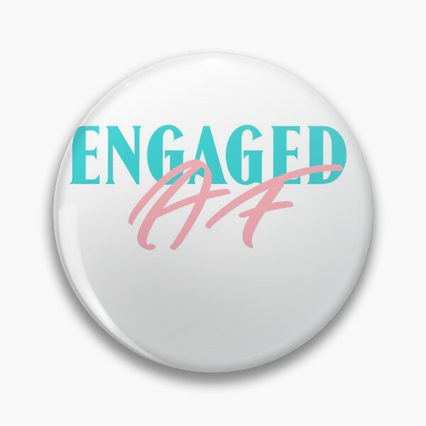 Item preview, Engaged AF designed and sold by JellyAF.