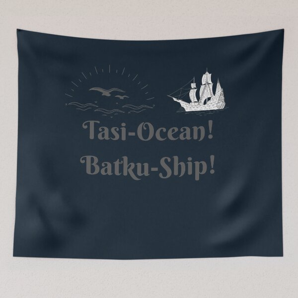 Aperçu de l'œuvre Tasi-Ocean! Batku-Ship! créée et vendue par POSITIVE4EVA.