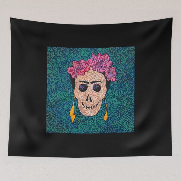 Item preview, Skull Frida designed and sold by SoRiartiste.