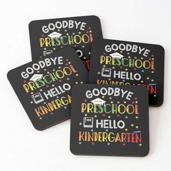 Item preview, goodbye preschool hello kindergarten designed and sold by Artifuel.