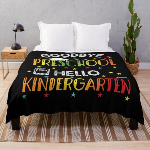 Item preview, goodbye preschool hello kindergarten designed and sold by Artifuel.