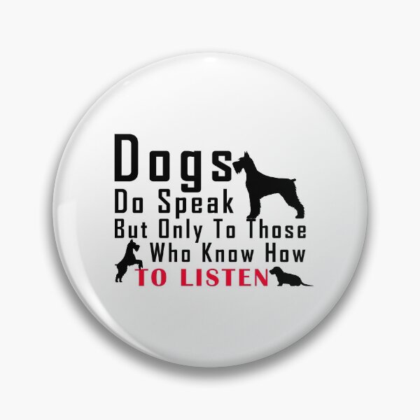 Item preview, Dogs do speak but only to those who know how to listen designed and sold by Aymanerachif.