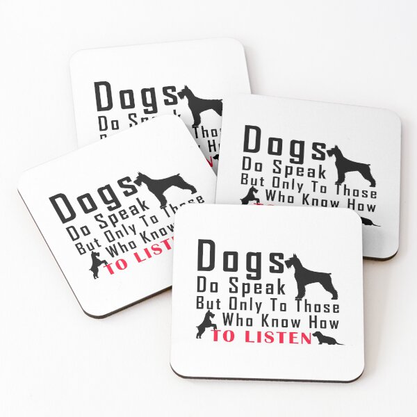 Item preview, Dogs do speak but only to those who know how to listen designed and sold by Aymanerachif.
