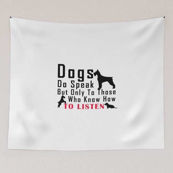 Item preview, Dogs do speak but only to those who know how to listen designed and sold by Aymanerachif.
