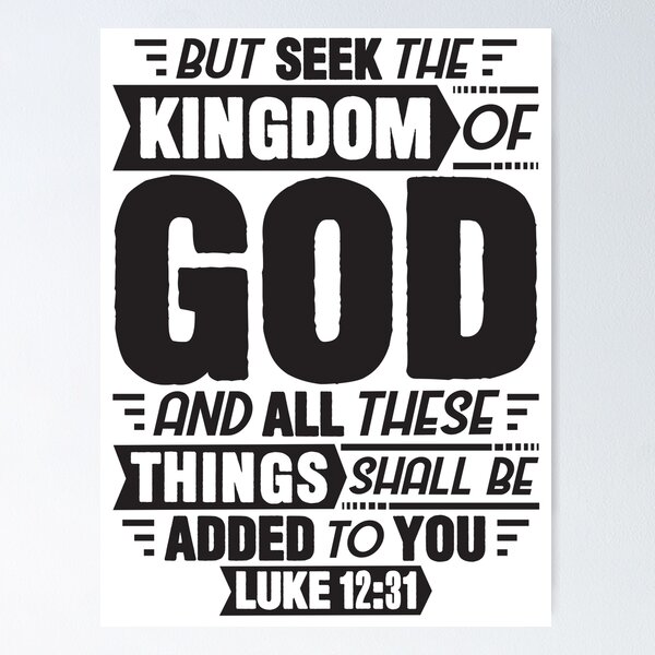 Item preview, Luke 12:31 designed and sold by plushism.