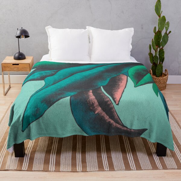 Item preview, Imaginary Leaves - Whimsical Leafy Pattern in Bold Greens with Pink Accents designed and sold by Georgia Mizuleva.