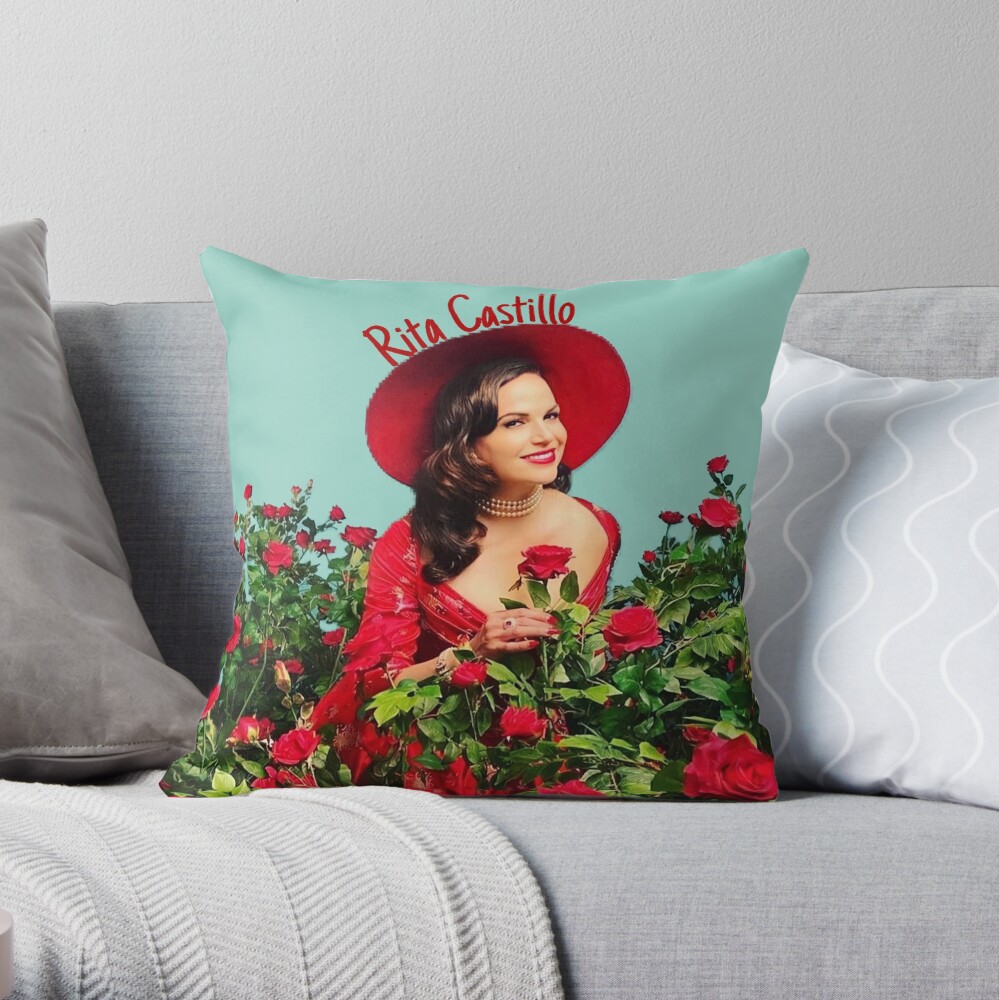 Rita Castillo Throw Pillow for Sale by hemargot | Redbubble