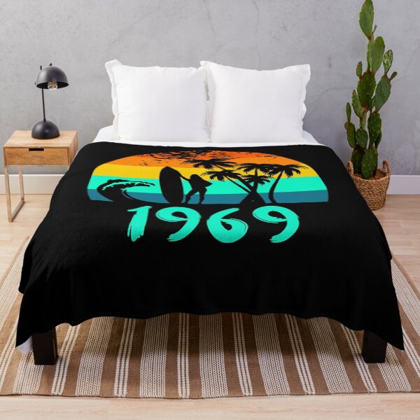 Item preview, 1969 Surf Girl at Sunset Turquoise designed and sold by Labradoodlesetc.
