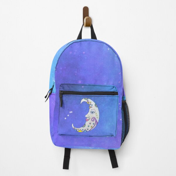 Item preview, Abstract White Crescent Moon With Face Galaxy Sky designed and sold by DeerSpirit.