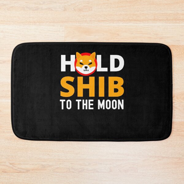 Item preview, HOld Shib To The Moon, Funny Crypto designed and sold by Echo Dusk.