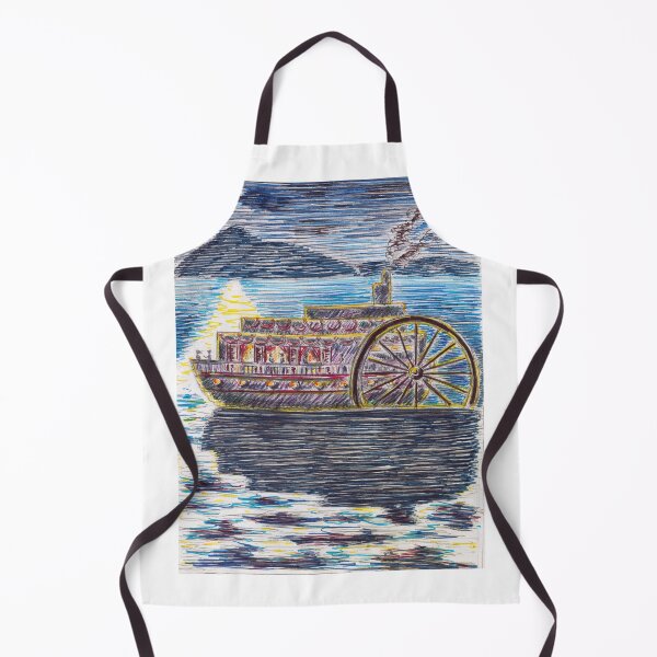 Item preview, Boat on the Mississippi designed and sold by Francesca Romana Brogani.