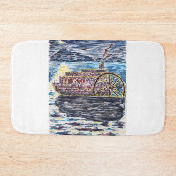 Item preview, Boat on the Mississippi designed and sold by Francesca Romana Brogani.