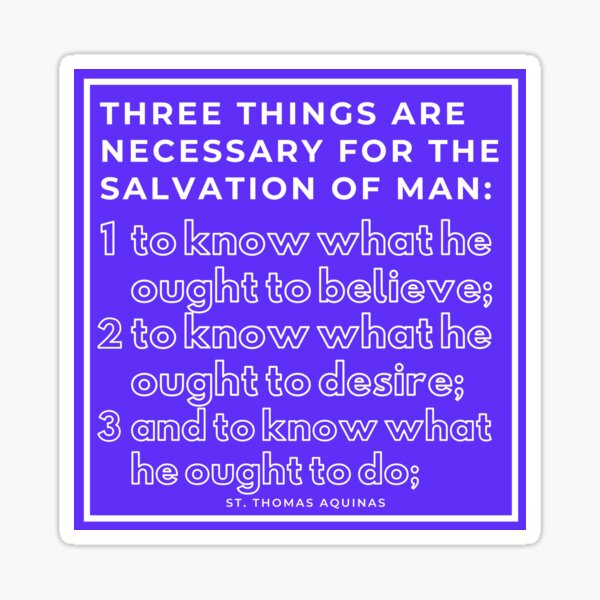 Item preview, Necessary For Man St. Thomas designed and sold by MereFaith.