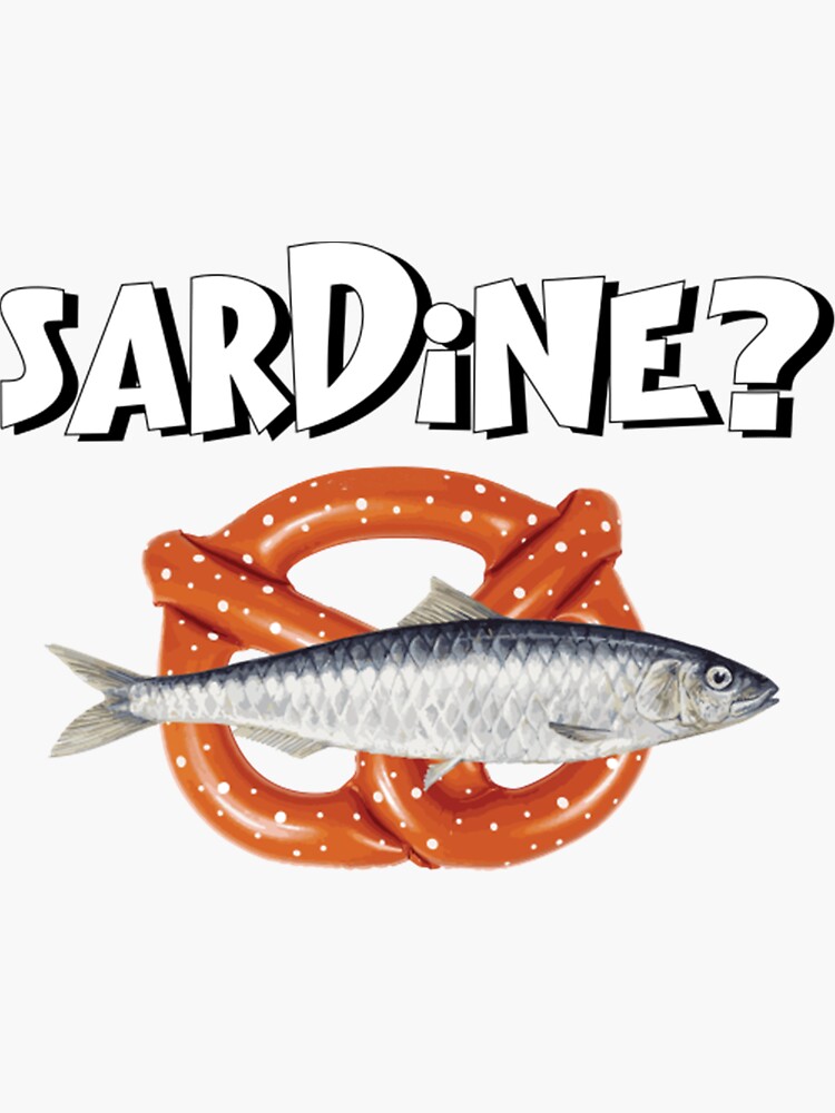"Sardine the burbs" Sticker for Sale by CeciliaShaffer Redbubble