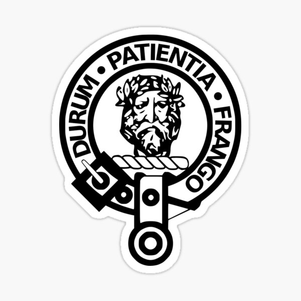 Crest Badge of Clan Muir Sticker