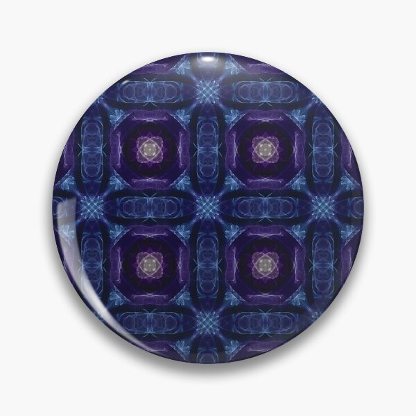 Item preview, Deep Purple and Blue Lacy Geometric Matrix designed and sold by BoundedChaos.