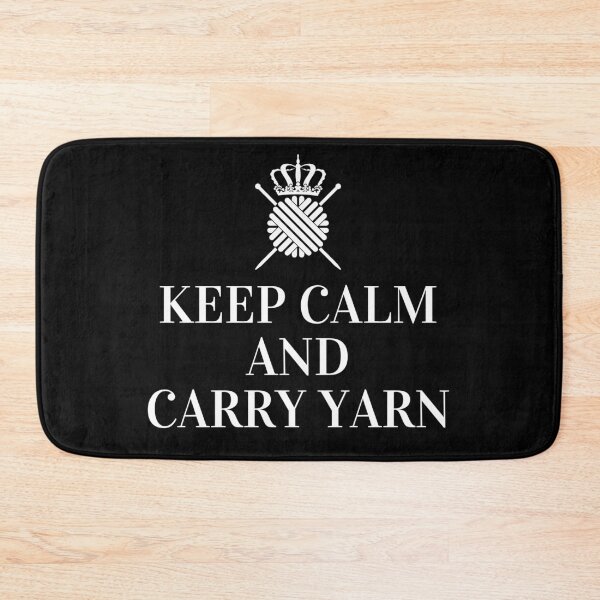 Item preview, Keep Calm and Carry Yarn, Knitting Gifts for Knitters designed and sold by Shop signer.