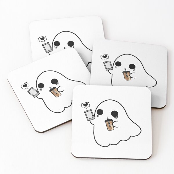 Item preview, ghost and coffee designed and sold by Sweet-Artistic.