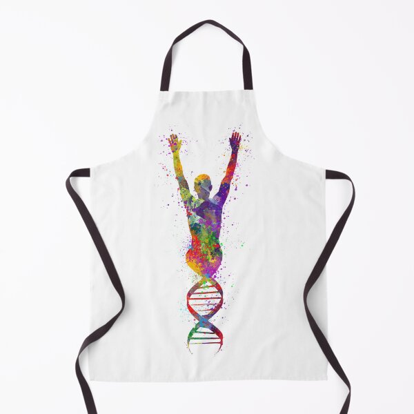 Artikelvorschau, Buntes Aquarell-Genetik-Geschenk der menschlichen DNA entworfen und verkauft von LotusGifts.