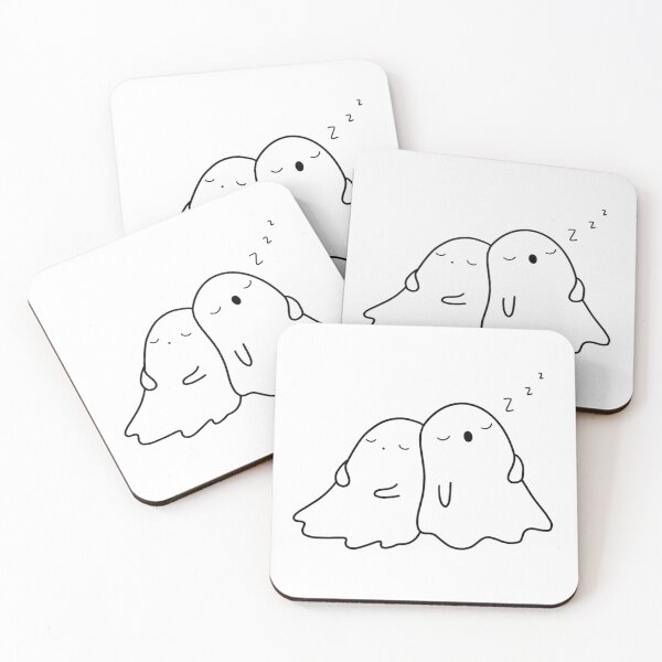 Item preview, two sleeping ghosts designed and sold by Sweet-Artistic.