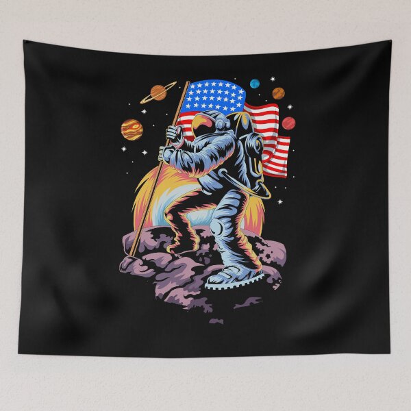 Item preview, astronaut on the moon  designed and sold by shirtpublic.