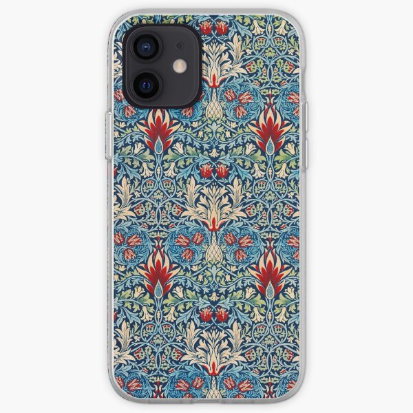 Snakeshead pattern by William Morris iPhone Soft Case
