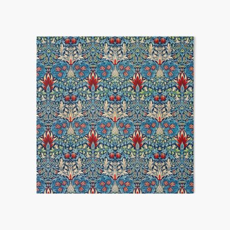 Snakeshead pattern by William Morris Art Board Print