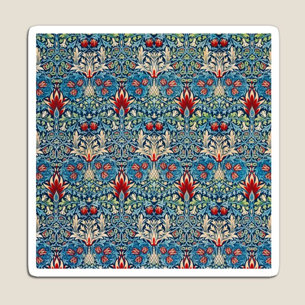 Snakeshead pattern by William Morris Magnet