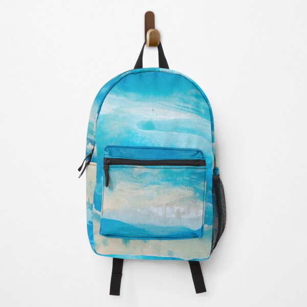 Item preview, Blue Beach Tone With Sky Colour Abstract Acrylic Paint Texture designed and sold by Sohee Jin.