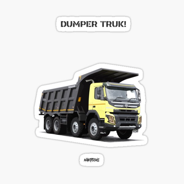 Big Dumper Sticker for Sale by KaydenSpithaler