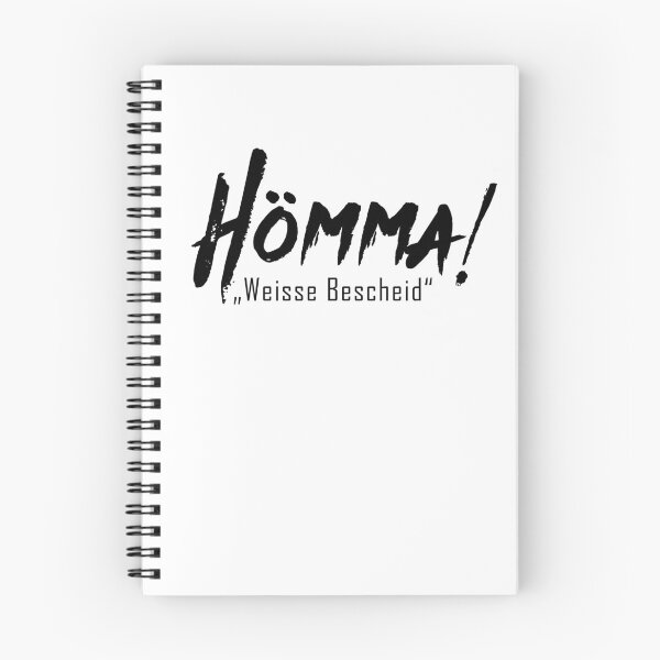 Artikelvorschau, HÖMMA Weisse Bescheid | Ruhrpott Slang Dialekt entworfen und verkauft von Macphisto Shirts.