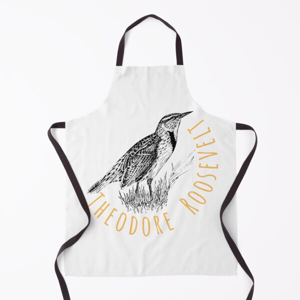Item preview, Theodore Roosevelt western meadowlark park logo designed and sold by TheWaterBirds.