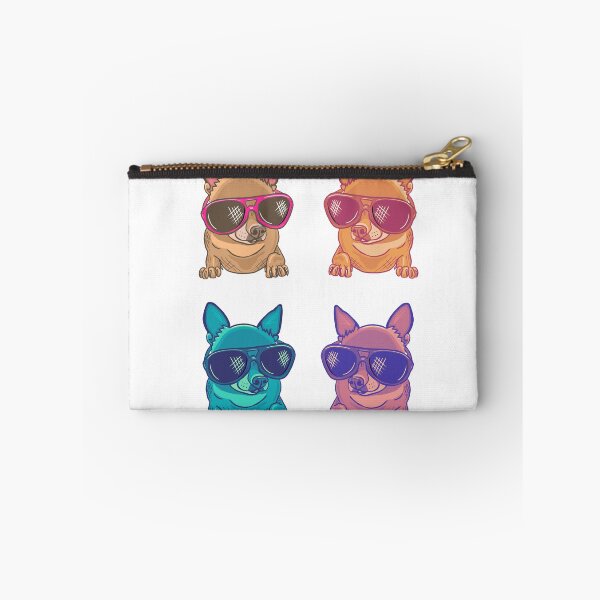 Item preview, 4 multicoloured chihuahuas  designed and sold by Colonels  Basement.